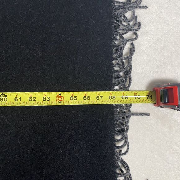 Coach Women's Horse & Carriage Double Face Oversized Muffler Wool Made in Italy - Picture 6 of 6